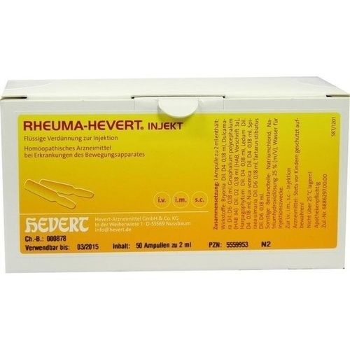 Rheuma-Hevert injekt, 50X2 ML