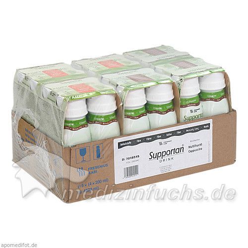 Supportan DRINK Mischkarton Trinkflasche, 24X200 ML