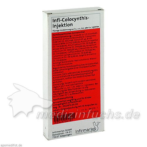 Infi-Colocynthis-Injektion, 10X1 ML