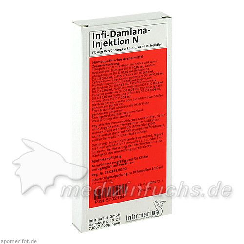 Infi-Damiana-Injektion N, 10X1 ML