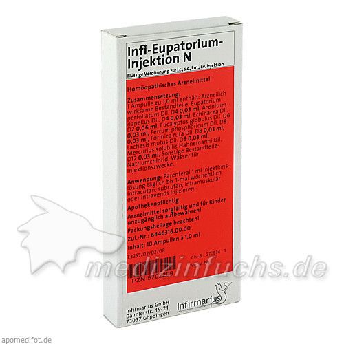 Infi-Eupatorium-Injektion N, 10X1 ML