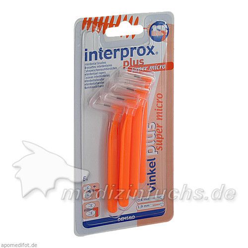 interprox plus super micro orange Interdentalbürst, 6 ST