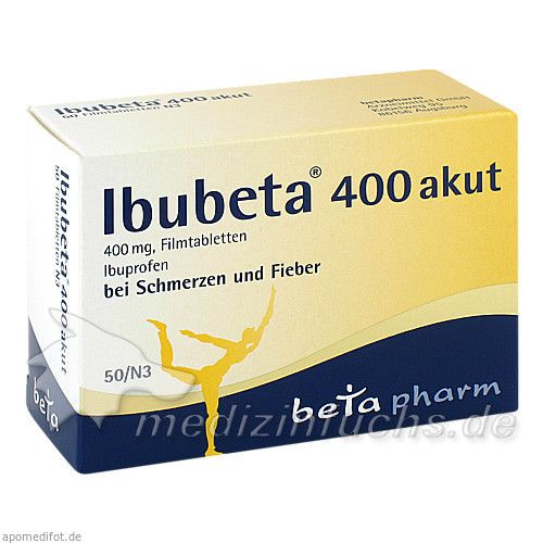 Ibubeta 400 akut Filmtabletten, 50 ST