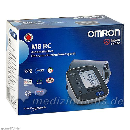 OMRON M8 RC Oberarm Blutdruckmessgerät m.Funkuhr, 1 ST