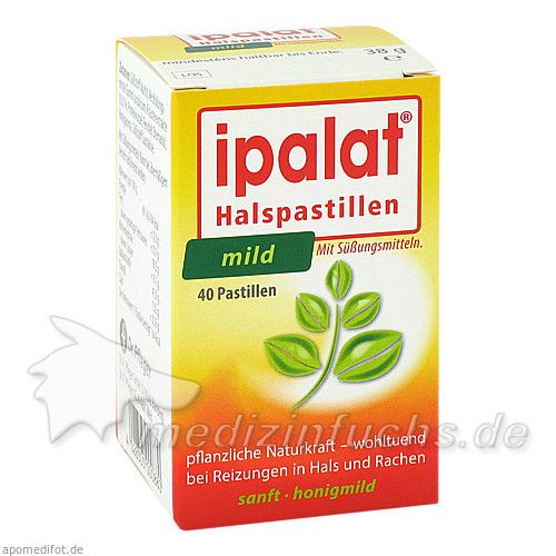 Ipalat Halspastillen mild, 40 ST