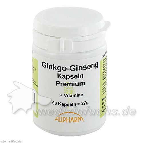 Ginkgo + Ginseng Premium Kapseln, 60 ST