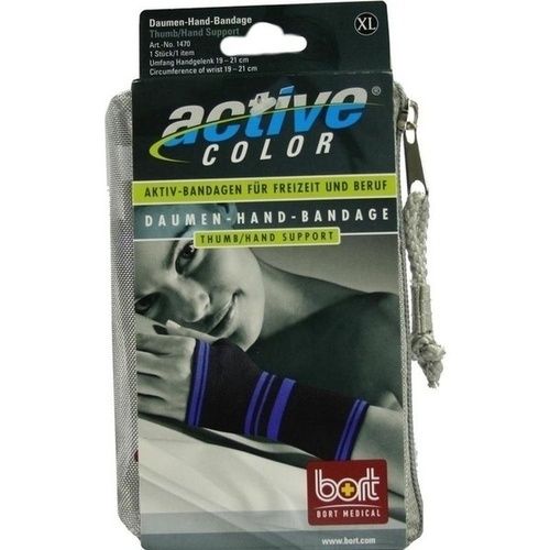 BORT ActiveColor Daumen-Hand-Bandage schwarz x-lar, 1 ST