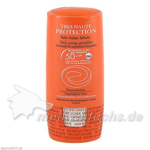 AVENE SunSitive Sonnenstick empf.Hautpart.SPF 50+, 8 G