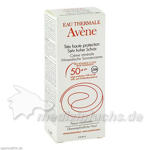 AVENE Mineralische Sonnencreme SPF 50+ 2010, 50 ML