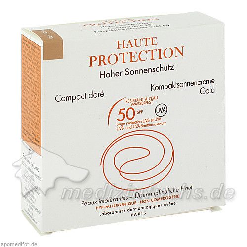 AVENE Kompaktsonnencreme Gold SPF 50 2010, 10 G