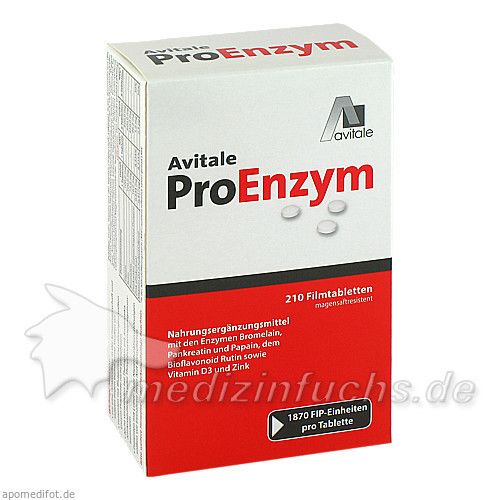 PROENZYM TABLETTEN MAGENSAFTRESISTENT, 210 ST