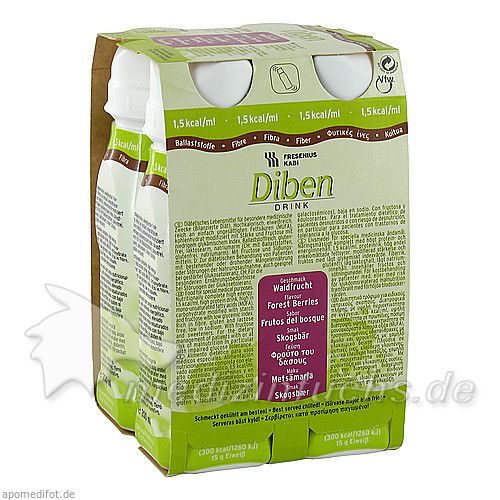 DIBEN DRINK WALDFRUCHT (1.5 KCAL/ML), 4X200 ML