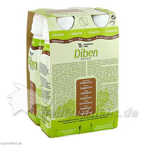 DIBEN DRINK CAPPUCCINO (1.5 KCAL/ML), 4X200 ML