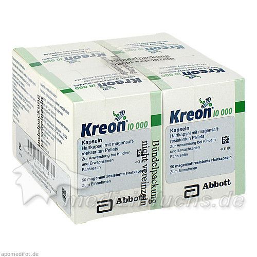 KREON 10.000 Hartkps.m.magensaftr., 200 ST