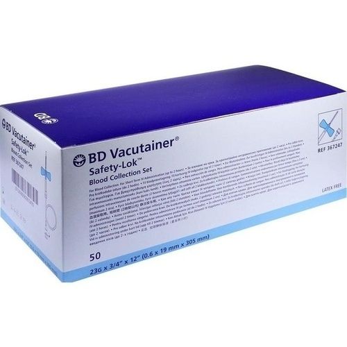 BD Vacutainer Safety-Lok Sicherh.Punkt.Best. blau, 50 ST