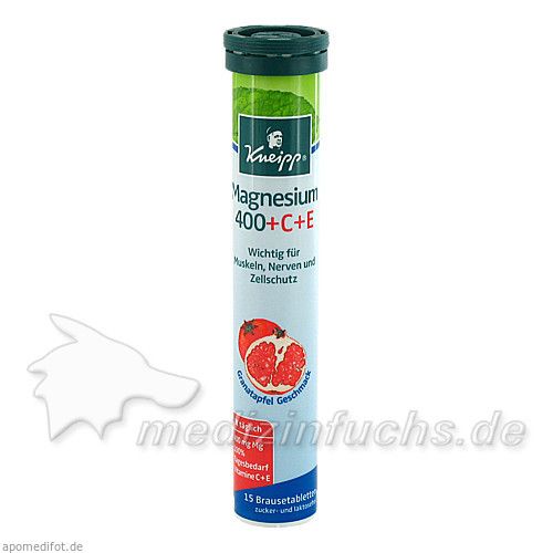 Kneipp Magnesium 400 + C + E, 15 ST