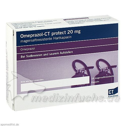 OMEPRAZOL-CT Protect 20 mg Hartkaps.magensaftr., 14 ST