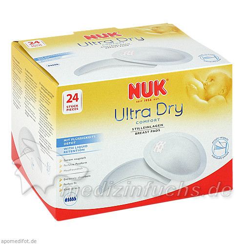 NUK Ultra Dry Comfort Stilleinlagen, 24 ST