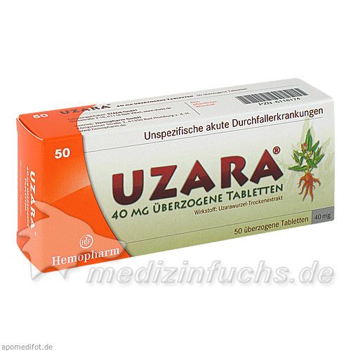 UZARA 40mg überzogene Tabletten, 50 ST