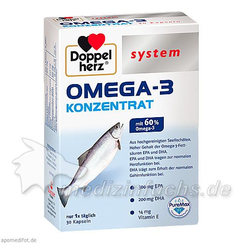 Doppelherz Omega-3 Konzentrat system, 30 ST