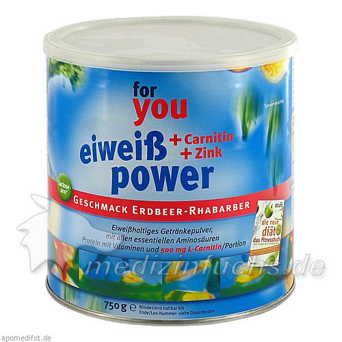 For You Eiweiß Power Erdbeere, 750 G