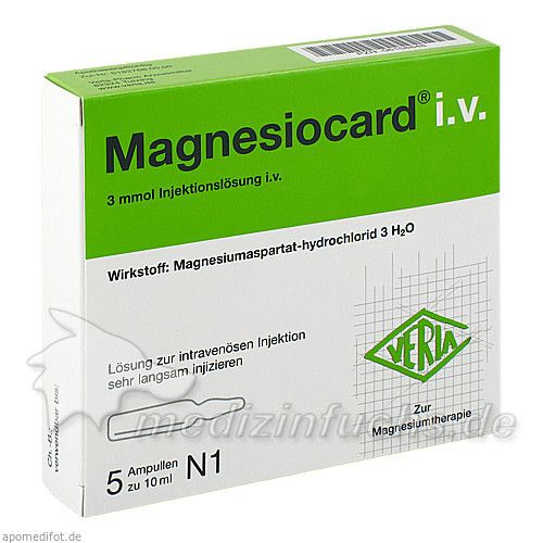 MAGNESIOCARD IV, 5X10 ML