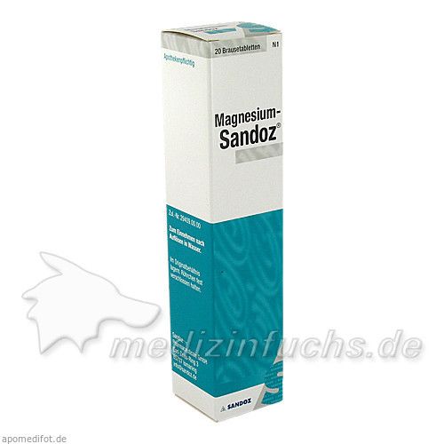 MAGNESIUM SANDOZ Brausetabletten, 20 ST