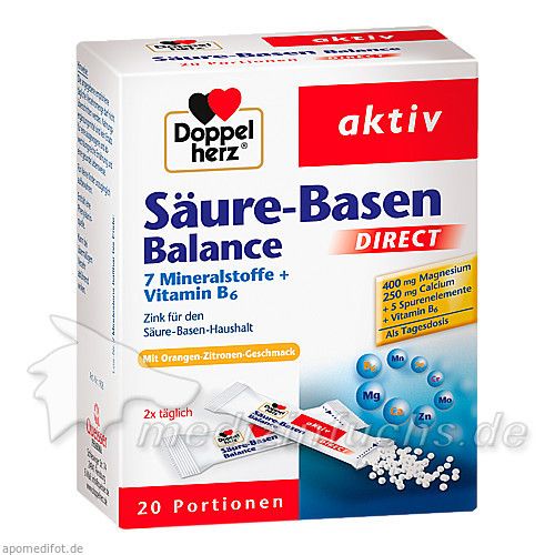 Doppelherz Säure-Basen Balance direct, 20 ST