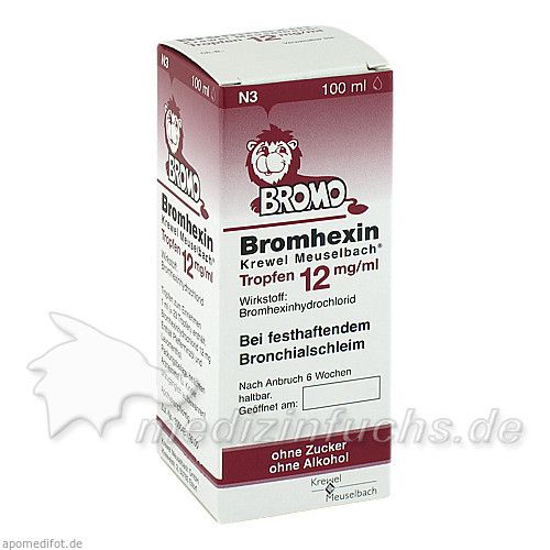 Bromhexin K.Meuselb.Trf.12mg/ml, 100 ML