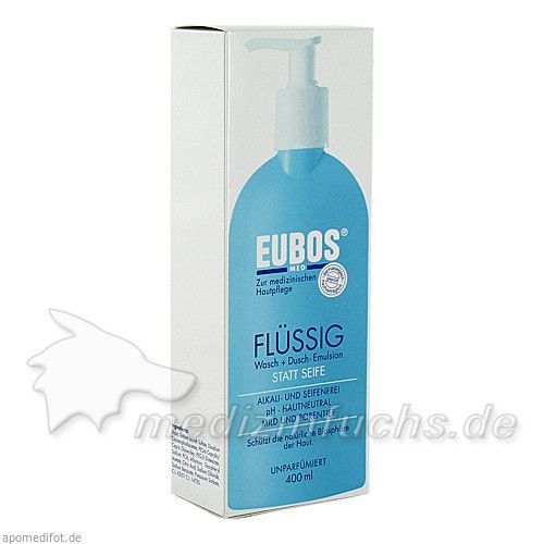 EUBOS FLUESS BLAU MIT DOSIERSPENDER, 400 ML