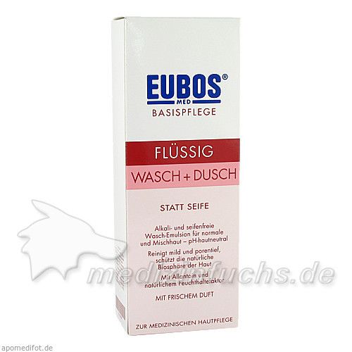 EUBOS FLUESS ROT MIT DOSIERSPENDER, 400 ML