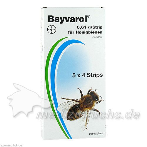 BAYVAROL Strips f.Bienen, 5X4 ST