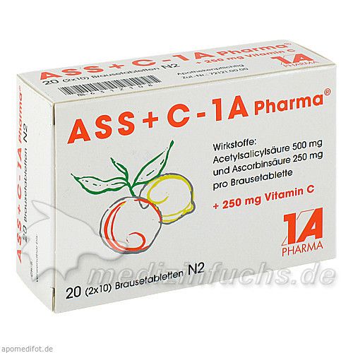 ASS + C - 1 A Pharma, 20 ST