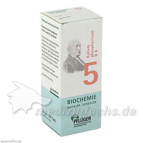 Biochemie Pflüger Nr. 5 Kalium phosphoricum D 6, 100 ST