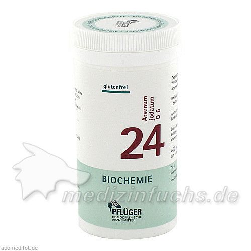 Biochemie Pflüger Nr. 24 Arsenum jodatum D 6, 400 ST