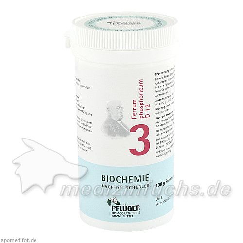 Biochemie Pflüger Nr. 3 Ferrum phosphoricum D 12, 100 G