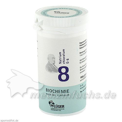 Biochemie Pflüger Nr. 8 Natrium chloratum D 6, 100 G