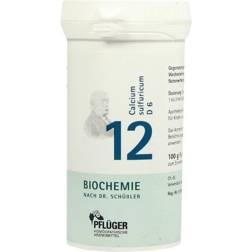 Biochemie Pflüger Nr. 12 Calcium sulfuricum D 6, 100 G