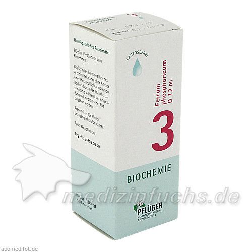 Biochemie Pflüger Nr. 3 Ferrum phosphoricum D 12, 100 ML