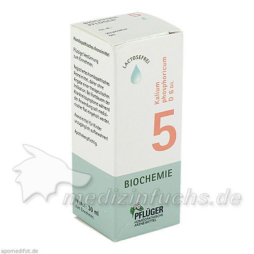 Biochemie Pflüger Nr. 5 Kalium phosphoricum D 6, 30 ML