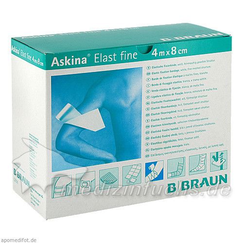 ASKINA ELAST FINE 4MX8CM NACKT, 20 ST