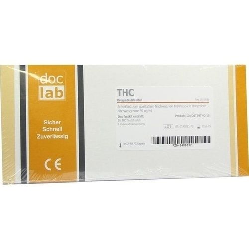 Drogentest THC Marihuana Teststreifen, 10 ST