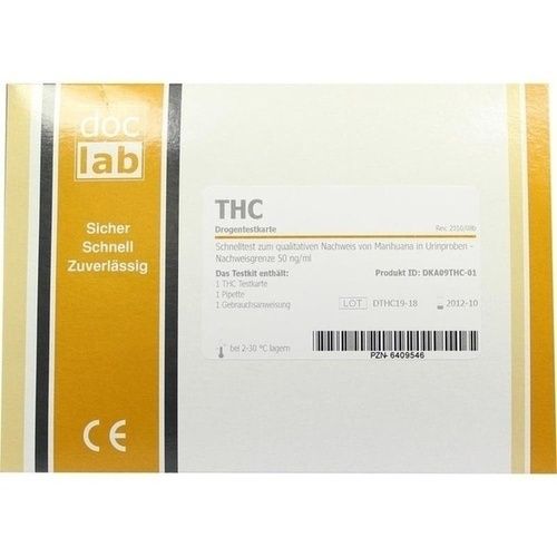 Drogentest THC Marihuana Testkarten, 1 ST