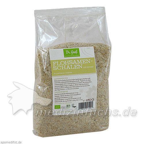 Flohsamenschalen Indisch Bio, 250 G