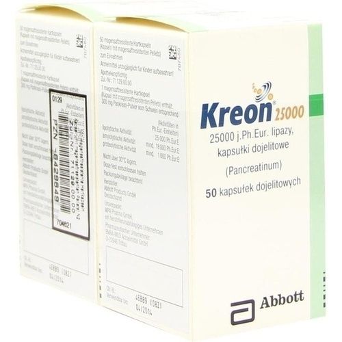 KREON 25.000 Hartkps.m.magensaftr.überz.Pellets, 100 ST