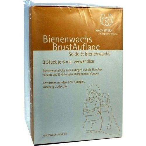 Bienenwachs-Brustauflage Nachfüll Wachswerk, 3 ST