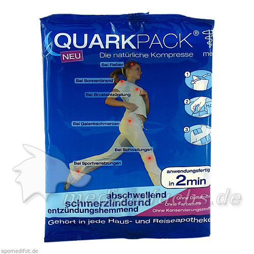 Quarkpack Kompresse bei Entzündungen, 5X4 ST