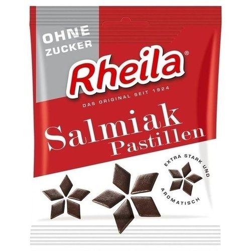 Rheila Salmiak Pastillen zuckerfrei, 90 G