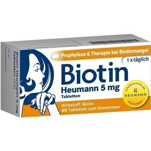 Biotin Heumann 5mg Tabletten, 60 ST