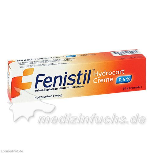 FENISTIL Hydrocort Creme 0,5% b.mäßigst.Haute., 30 G